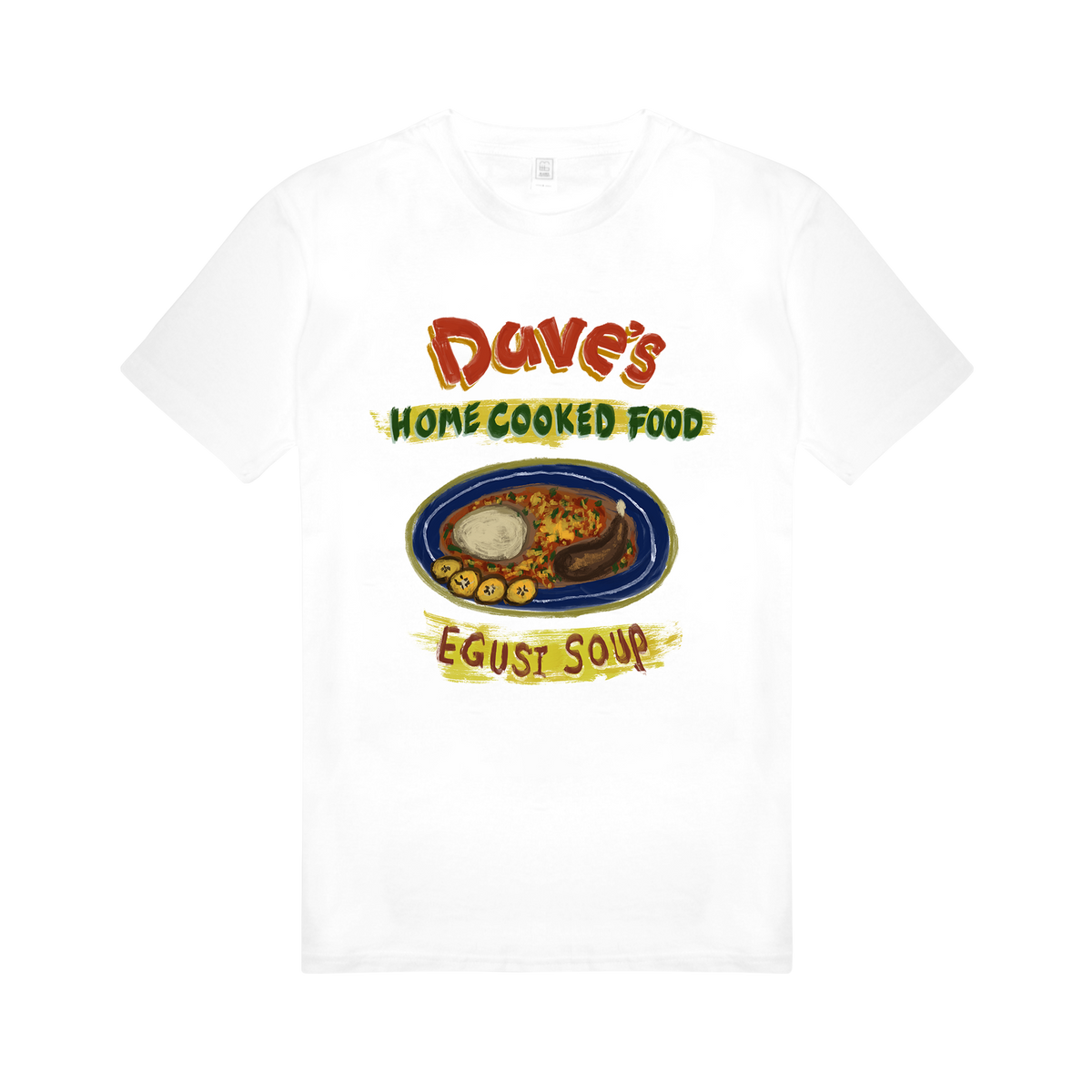 Egusi Soup Tee White